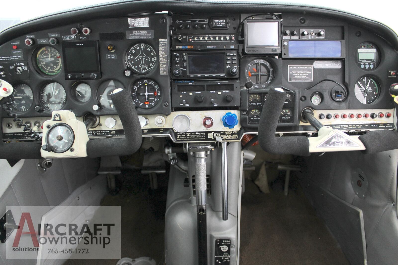 N3910N instrument panel