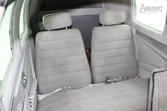 Front seats from the rear cabin